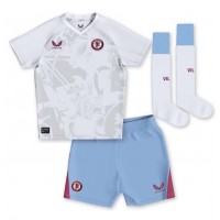 Aston Villa Diego Carlos #3 Bortatröja Barn 2023-24 Kortärmad (+ Korta byxor)